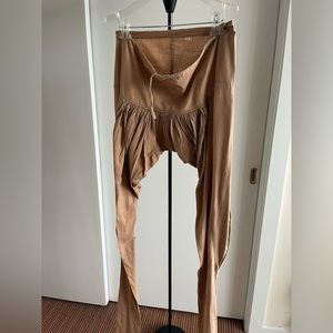 Fabindia Khadi Beige Tan color Yoga Chooridaar Tight Casual Balloon Pants Afghan